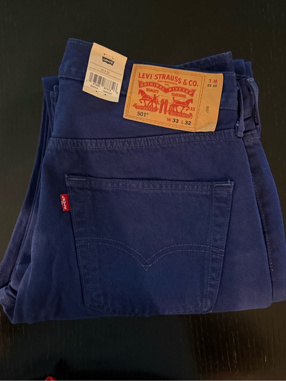 Levi's Men's Straight Jeans Navy Blue